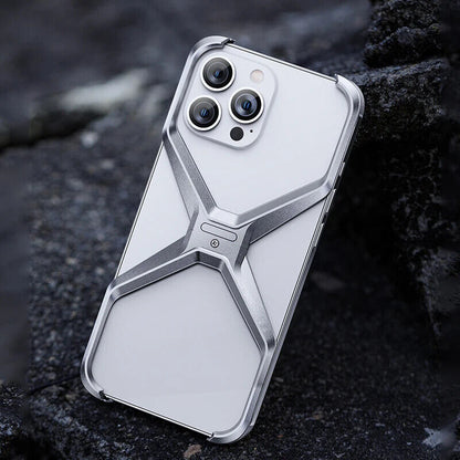 M3 Aluminum X Skeleton Case iPhone 15 Pro Series