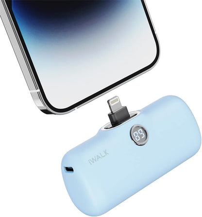 iWalk Linkme Pro Fast Charge 4800 Mah Pocket Battery Lightning Port With Battery Display