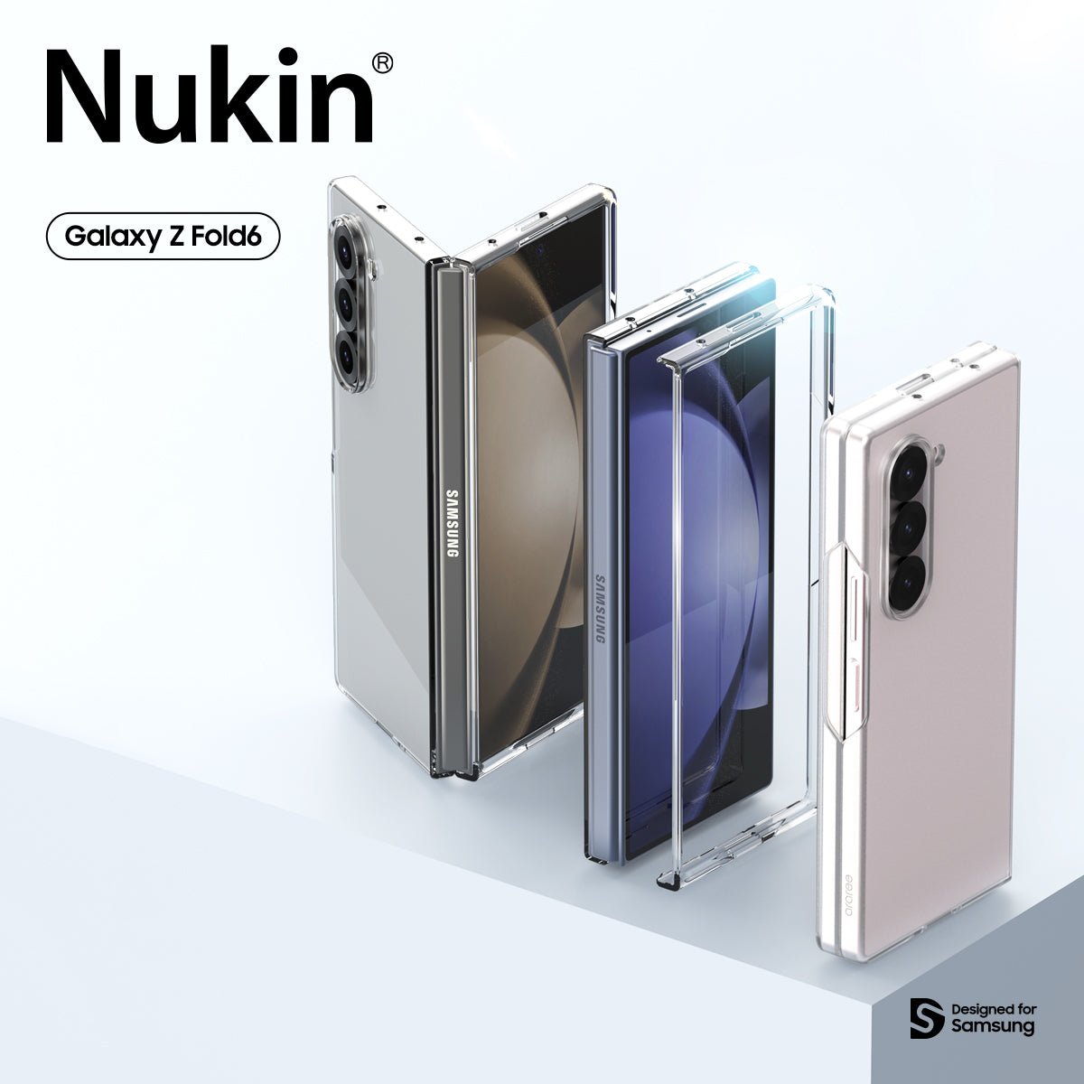 Samsung Z Fold 6 Nukin Case - Clear