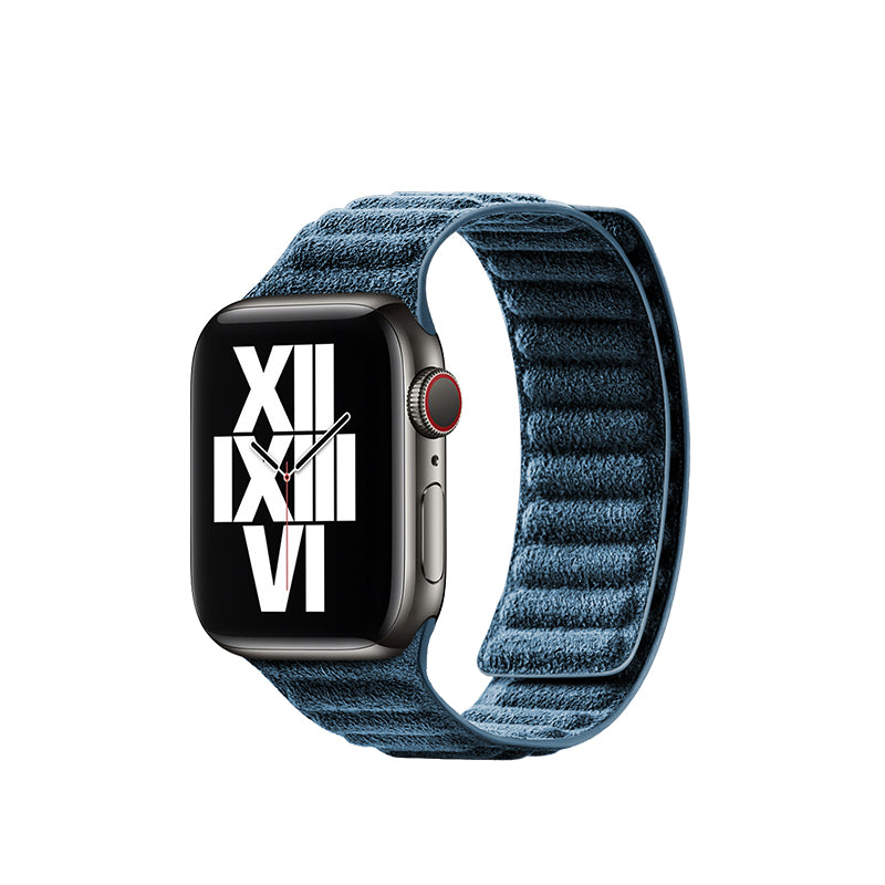 Fashion alcantara apple watch strap