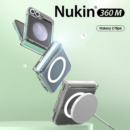 Nukin 360 Magsafe Case With Hinge Protection For Samsung Galaxy Z Flip 6